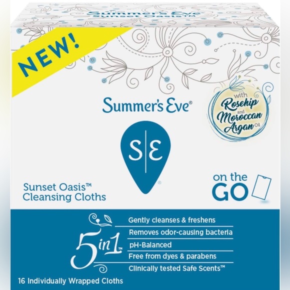 Summer's Eve Summer's Eve Sunset Oasis Cleansing Cloth , 16 Count - Picture 1 of 6
